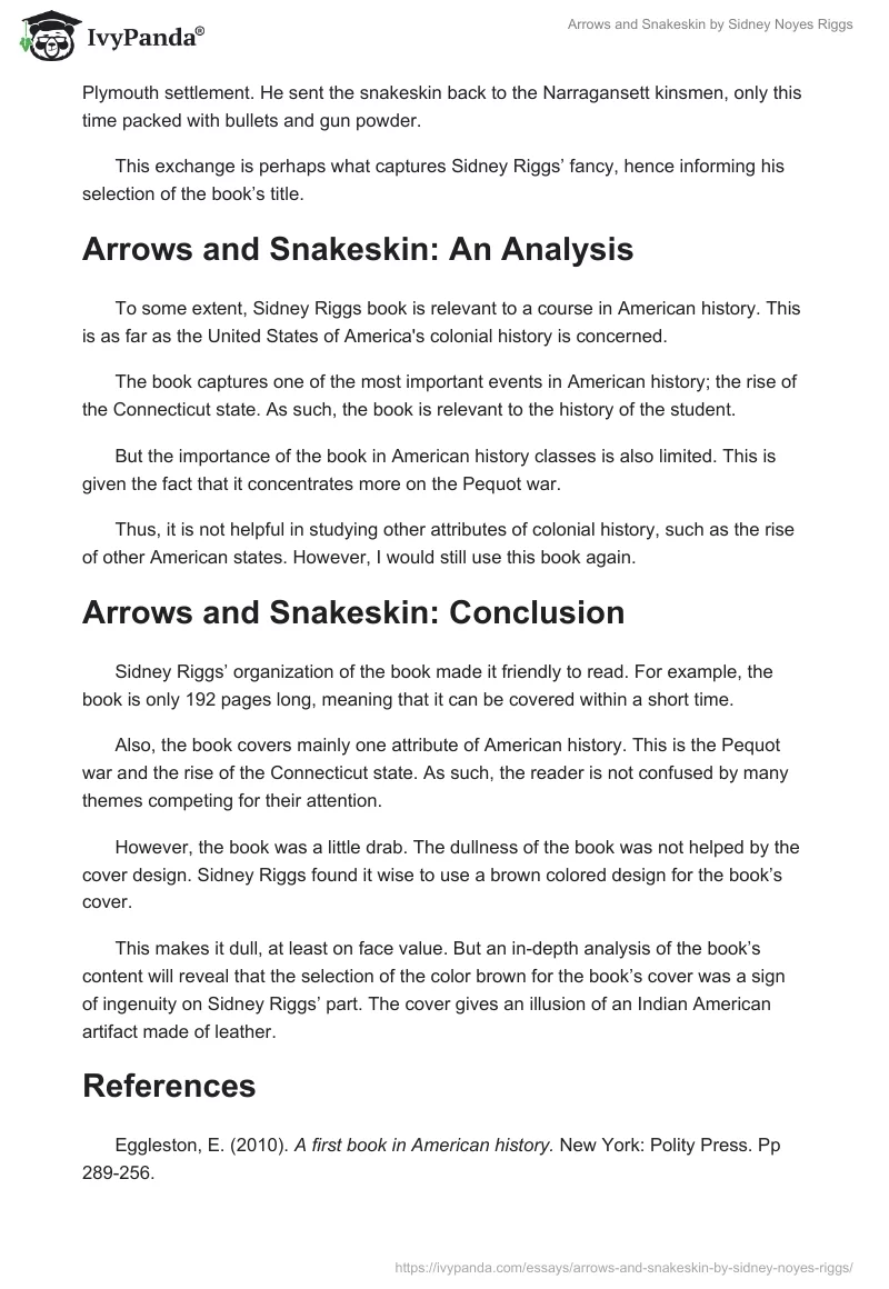 "Arrows and Snakeskin" by Sidney Noyes Riggs. Page 4