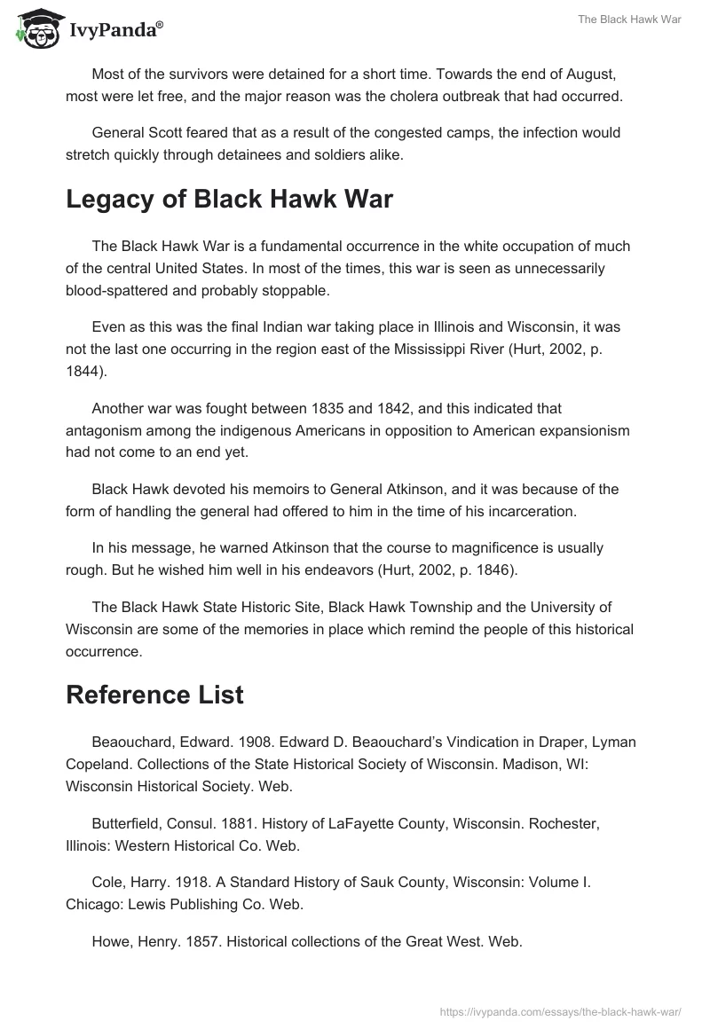 The Black Hawk War. Page 5