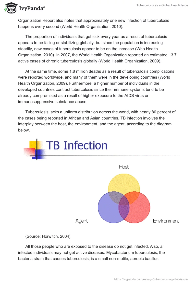 Tuberculosis as a Global Health Issue. Page 2