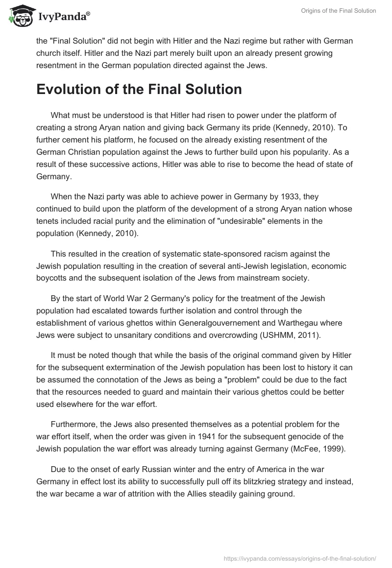 Origins of the "Final Solution". Page 2