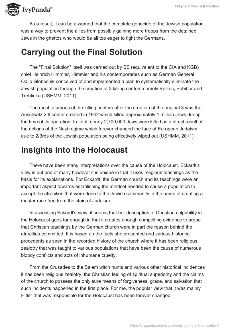 Origins of the "Final Solution". Page 3