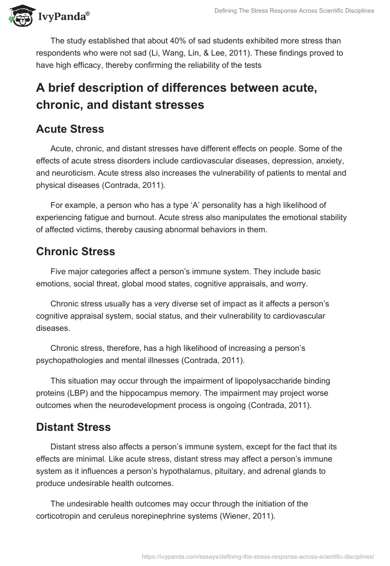 Defining The Stress Response Across Scientific Disciplines. Page 4