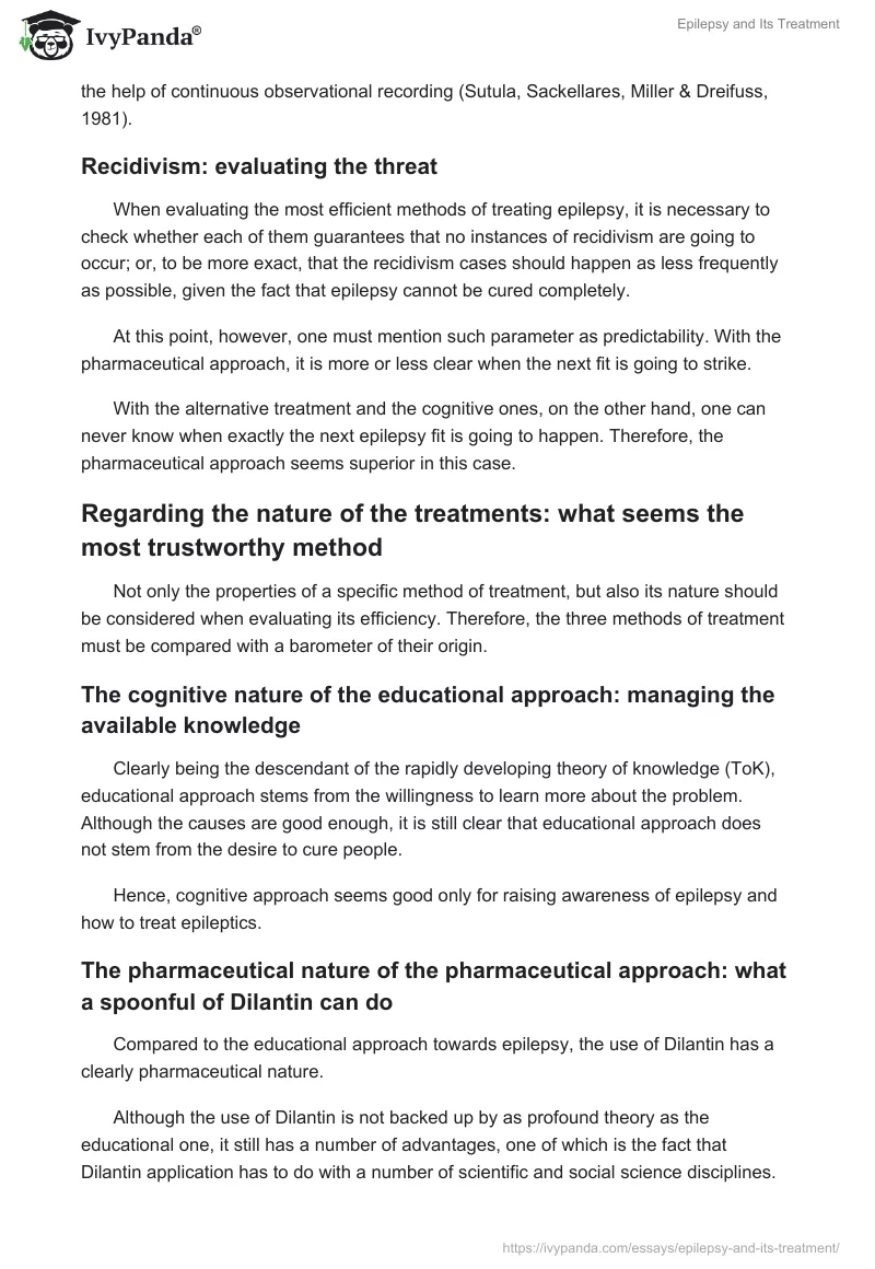 Epilepsy and Its Treatment. Page 4