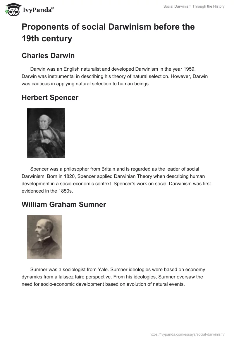 Social Darwinism Through the History. Page 3