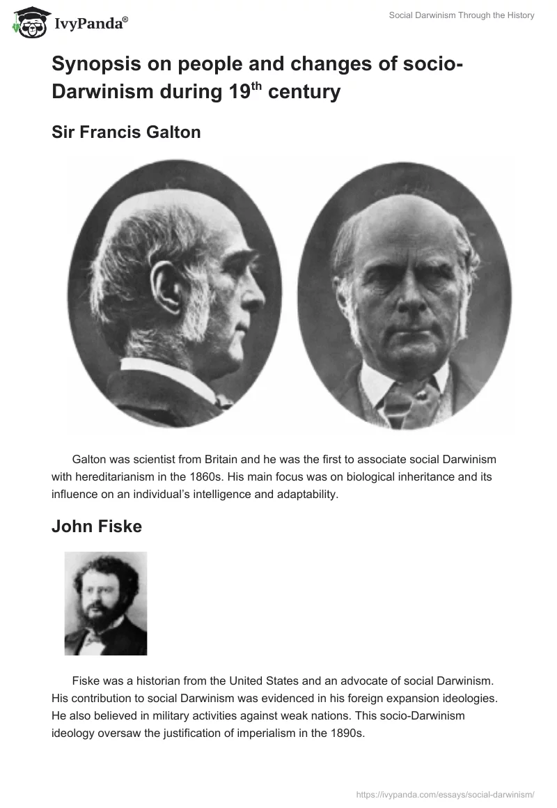 Social Darwinism Through the History. Page 4