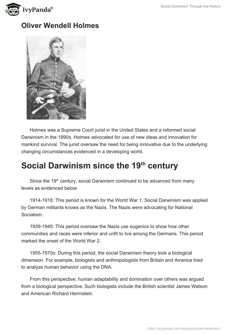 Social Darwinism Through the History. Page 5