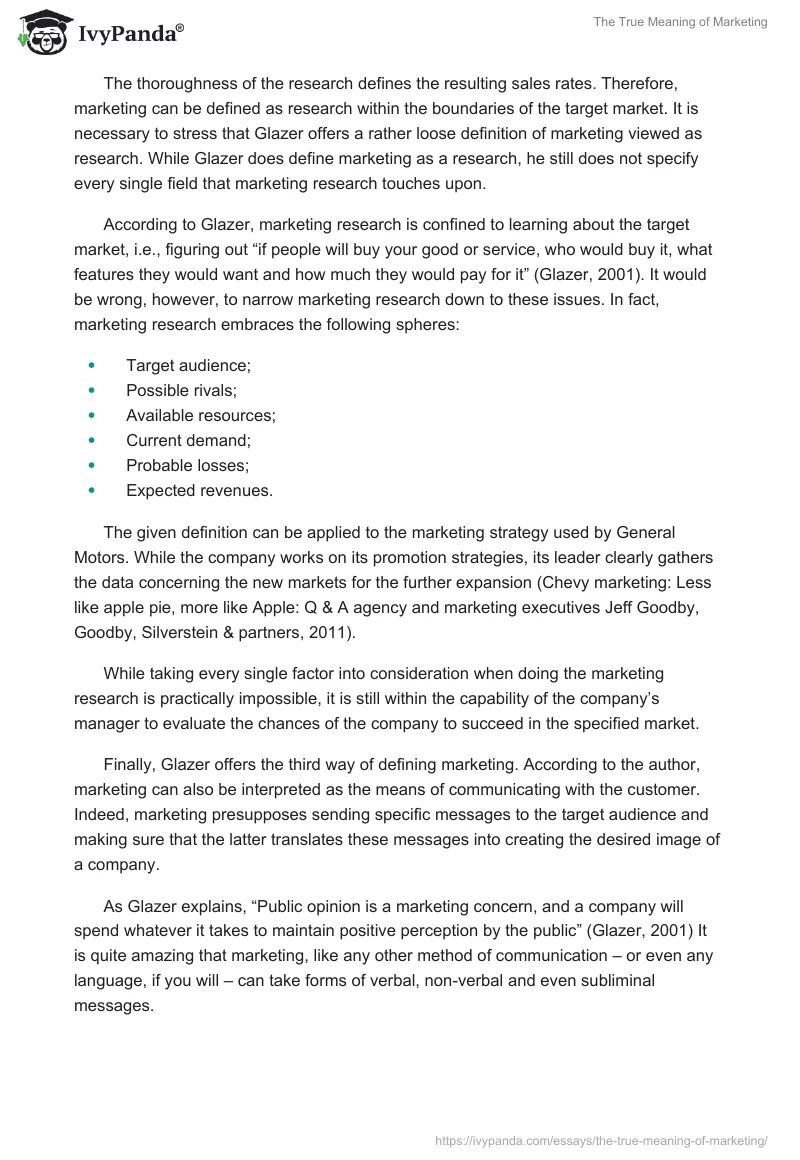 The True Meaning of Marketing. Page 2