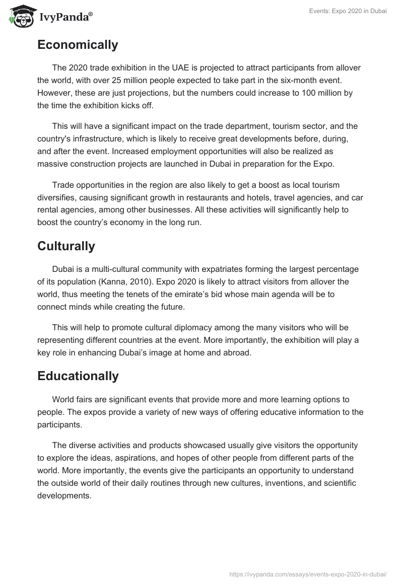 Events: Expo 2020 in Dubai. Page 4