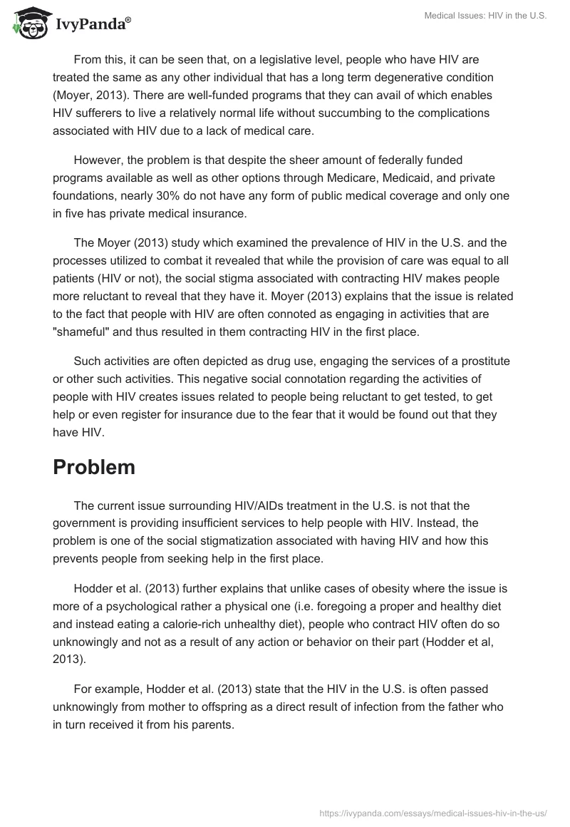 Medical Issues: HIV in the U.S.. Page 2
