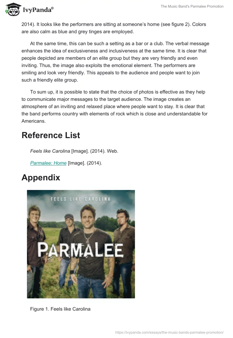 The Music Band's Parmalee Promotion. Page 2