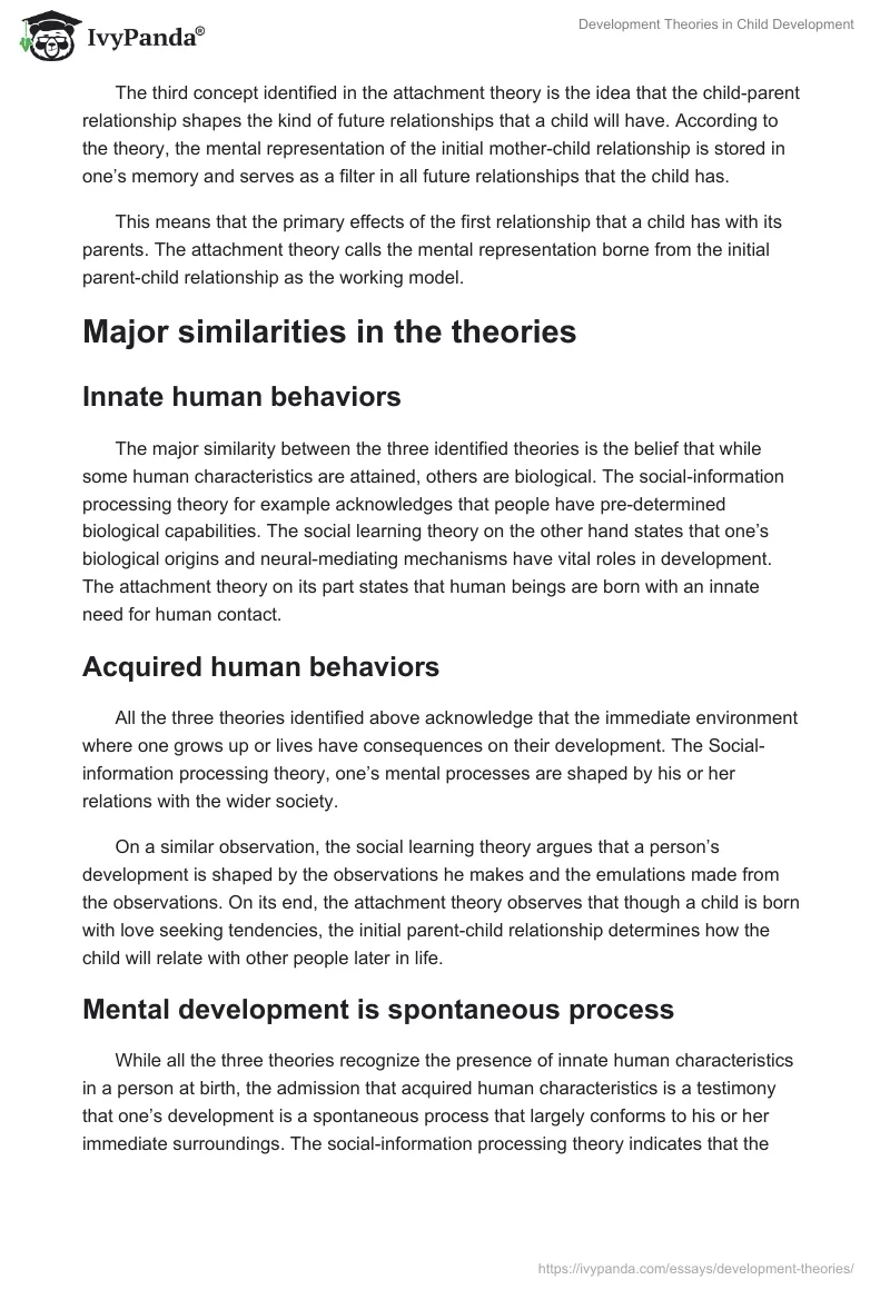 Development Theories in Child Development. Page 4