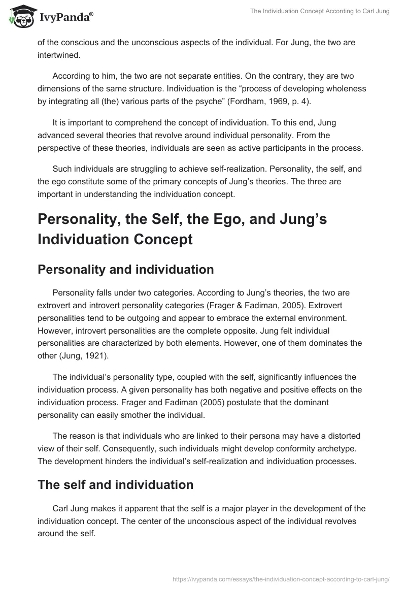 The Individuation Concept According to Carl Jung. Page 3