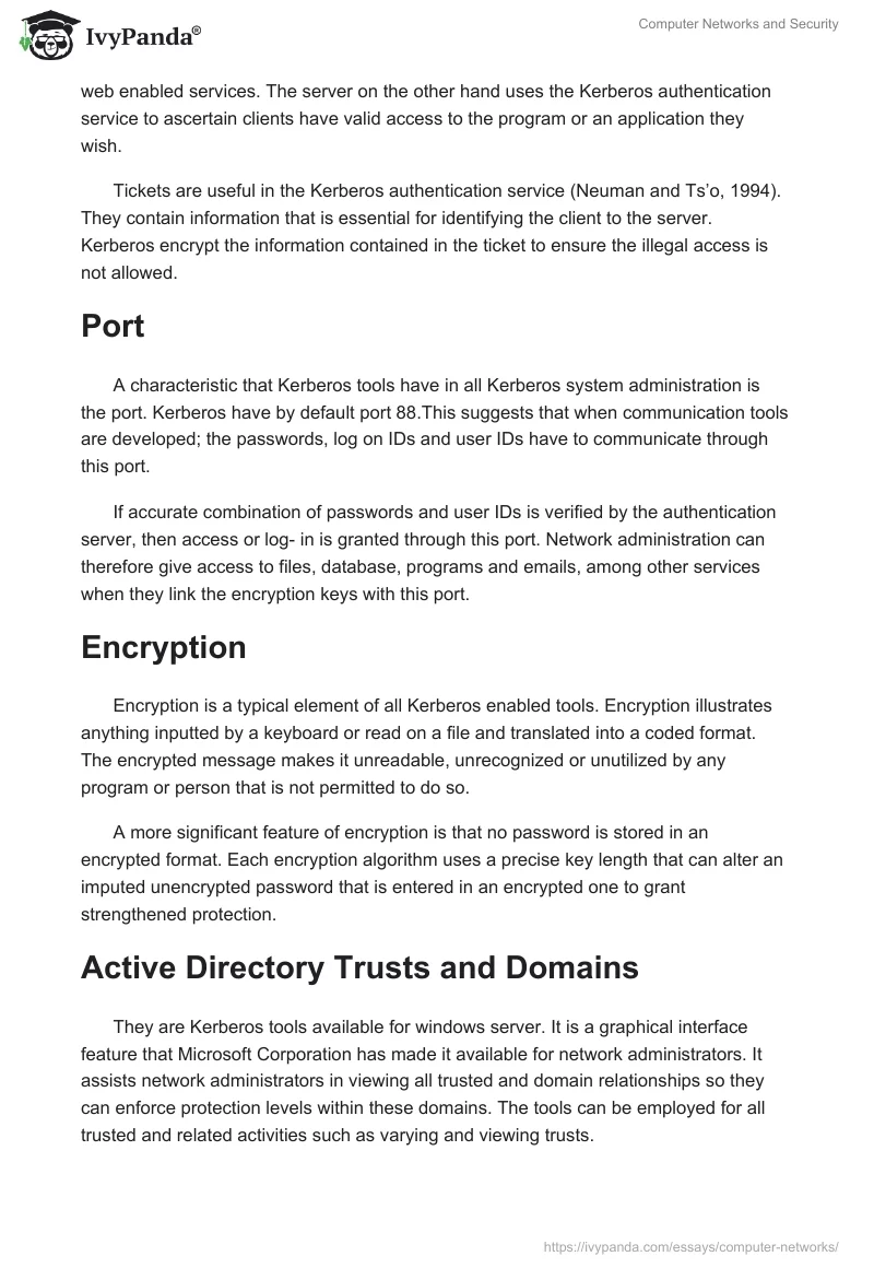 Computer Networks and Security. Page 3