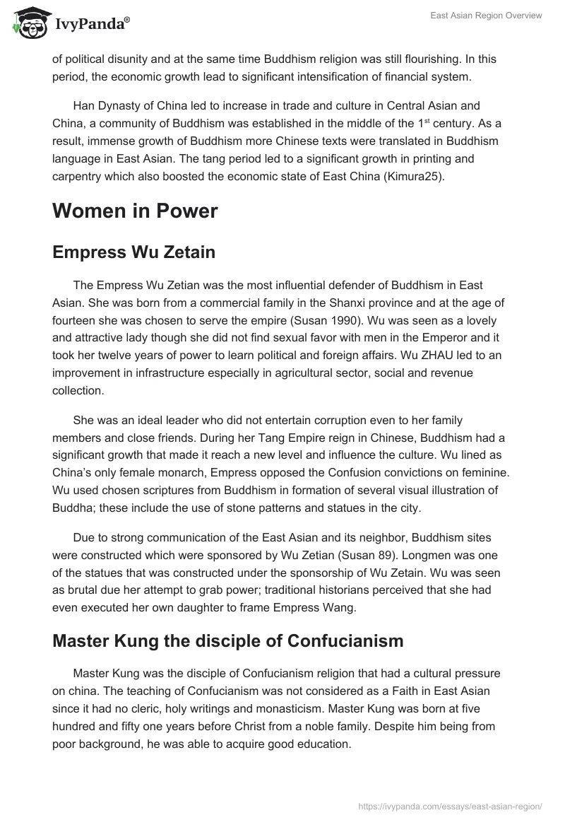 East Asian Region Overview. Page 2