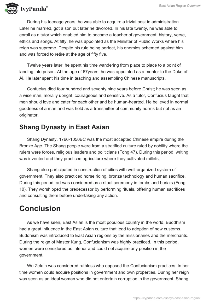 East Asian Region Overview. Page 3