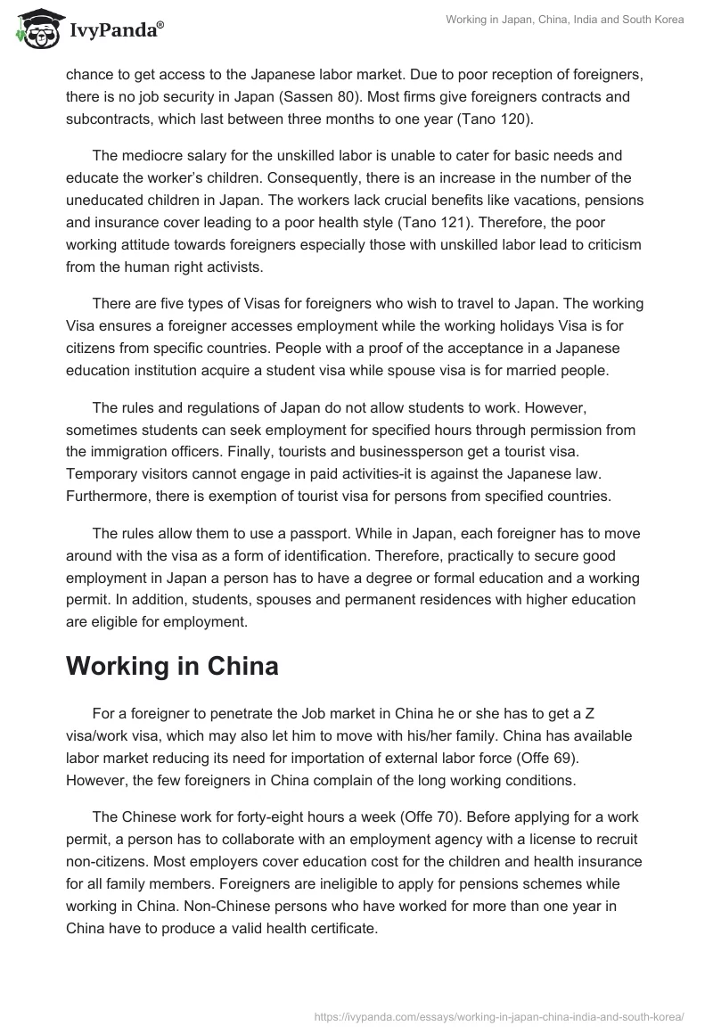 Working in Japan, China, India and South Korea. Page 2