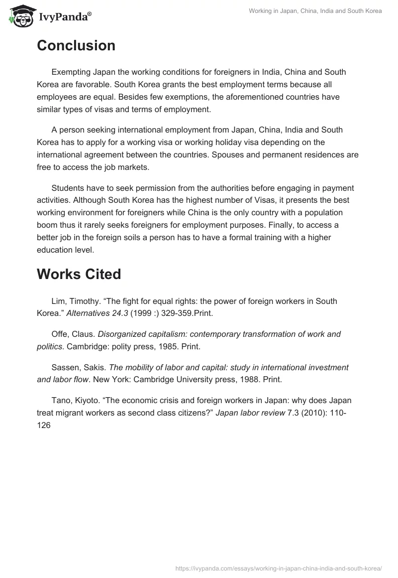 Working in Japan, China, India and South Korea. Page 5