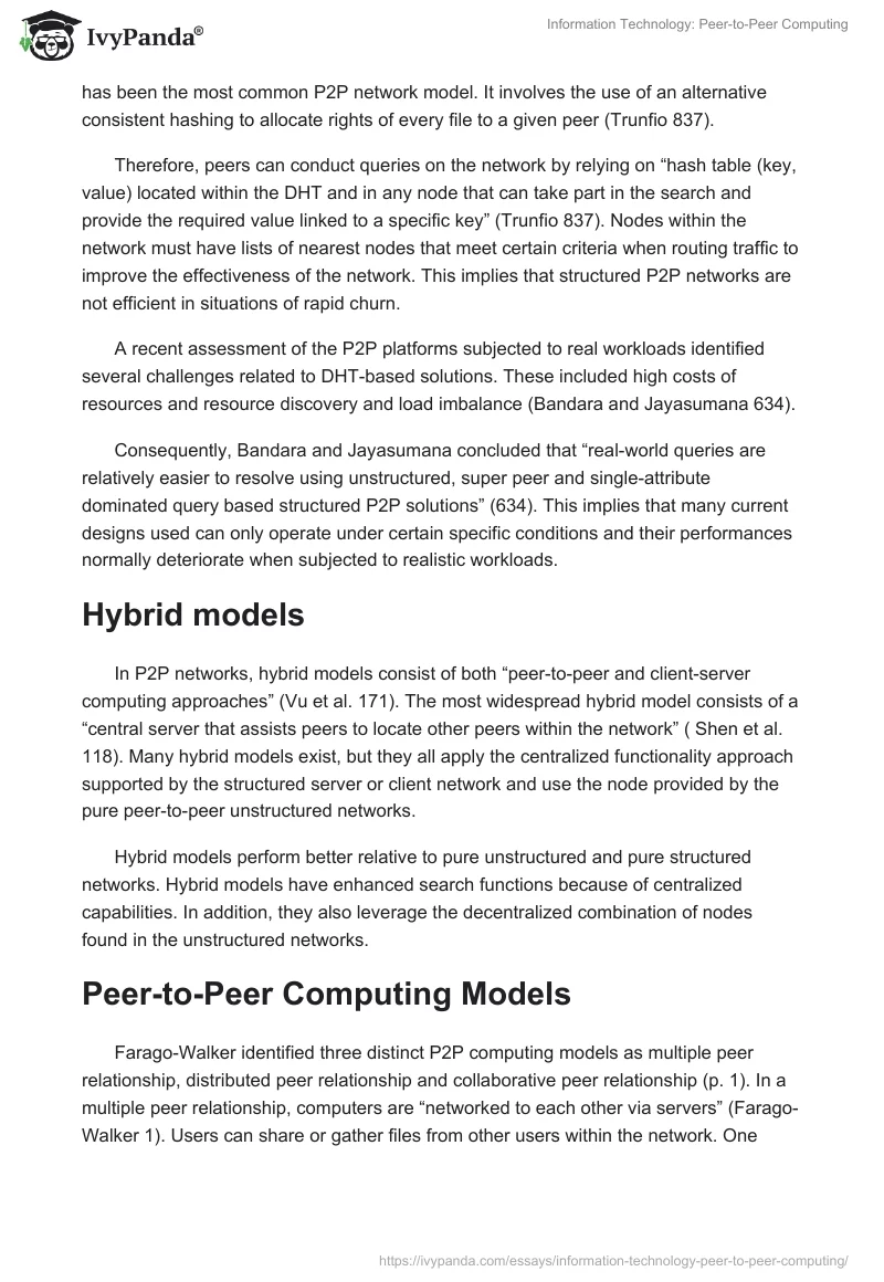 Information Technology: Peer-to-Peer Computing. Page 4