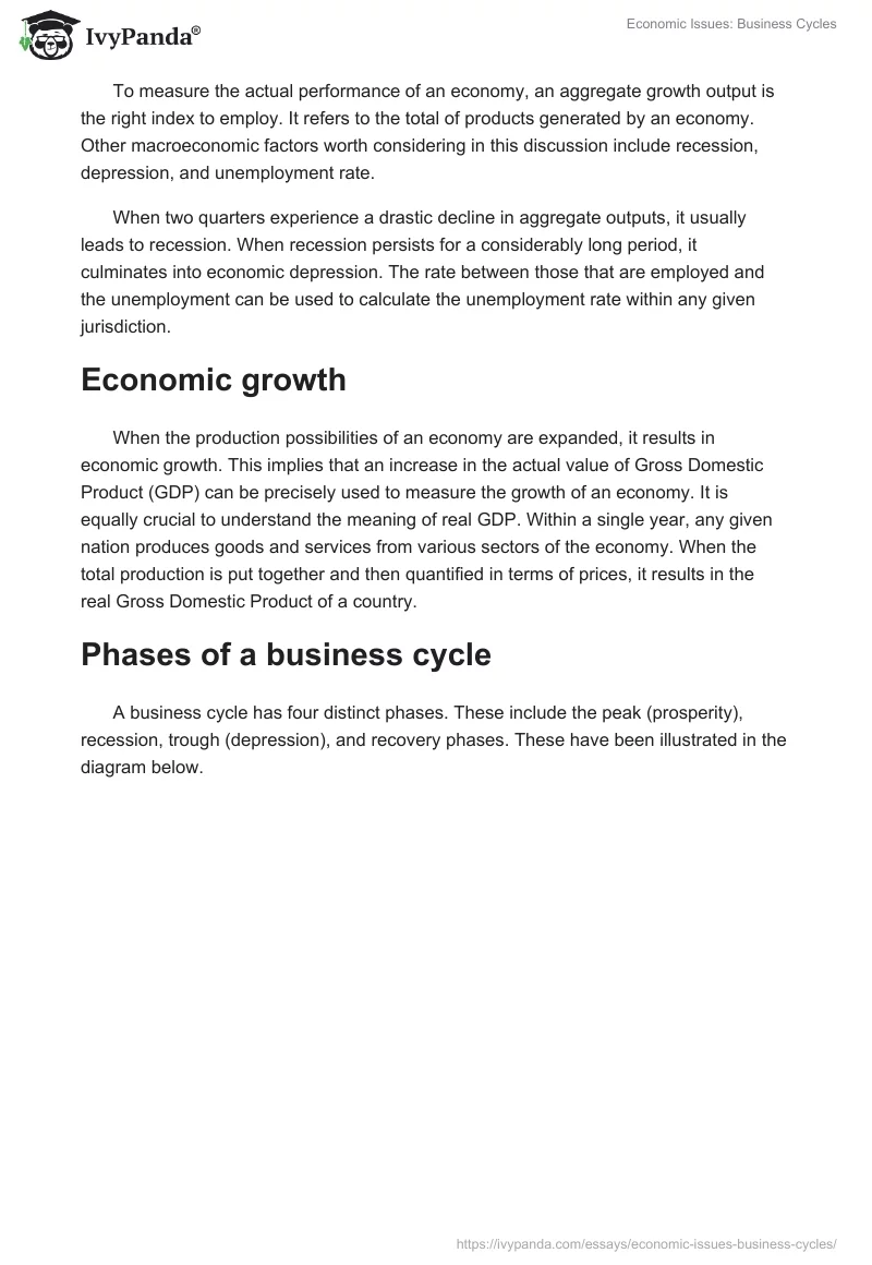 Economic Issues: Business Cycles. Page 3
