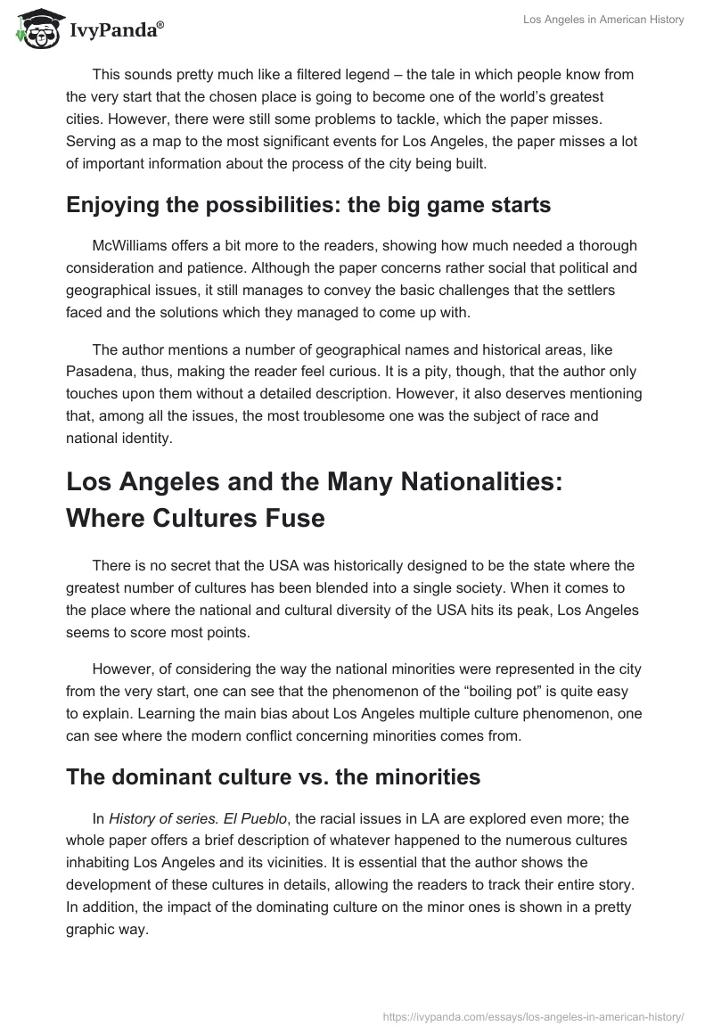 Los Angeles in American History. Page 2