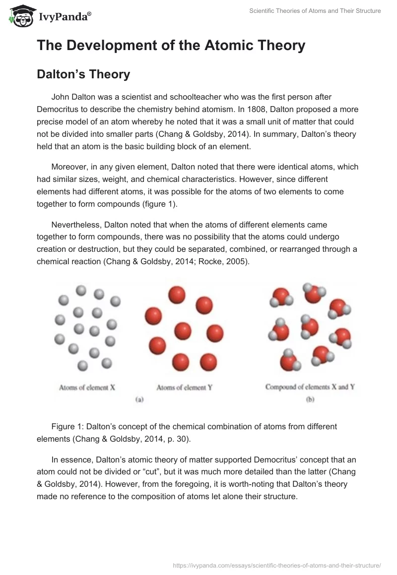 Scientific Theories of Atoms and Their Structure. Page 2