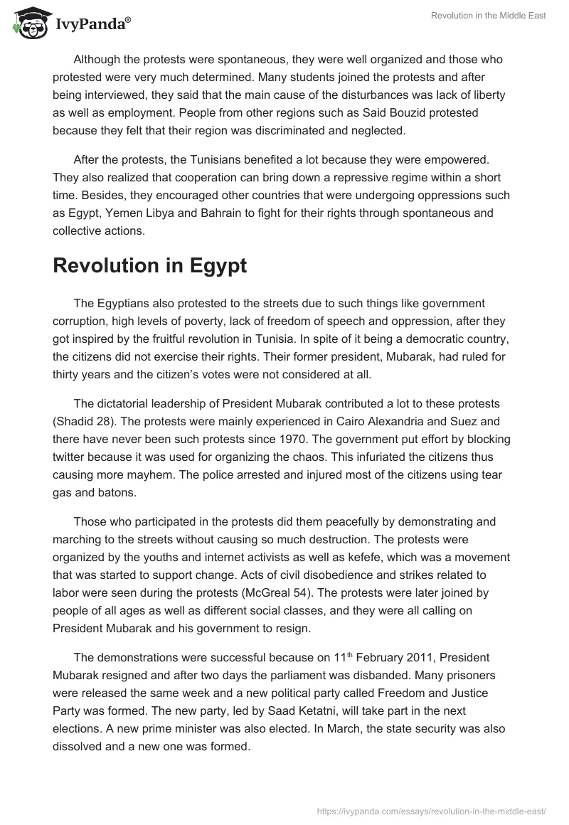 Revolution in the Middle East. Page 3