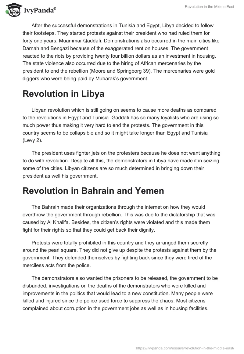 Revolution in the Middle East. Page 4