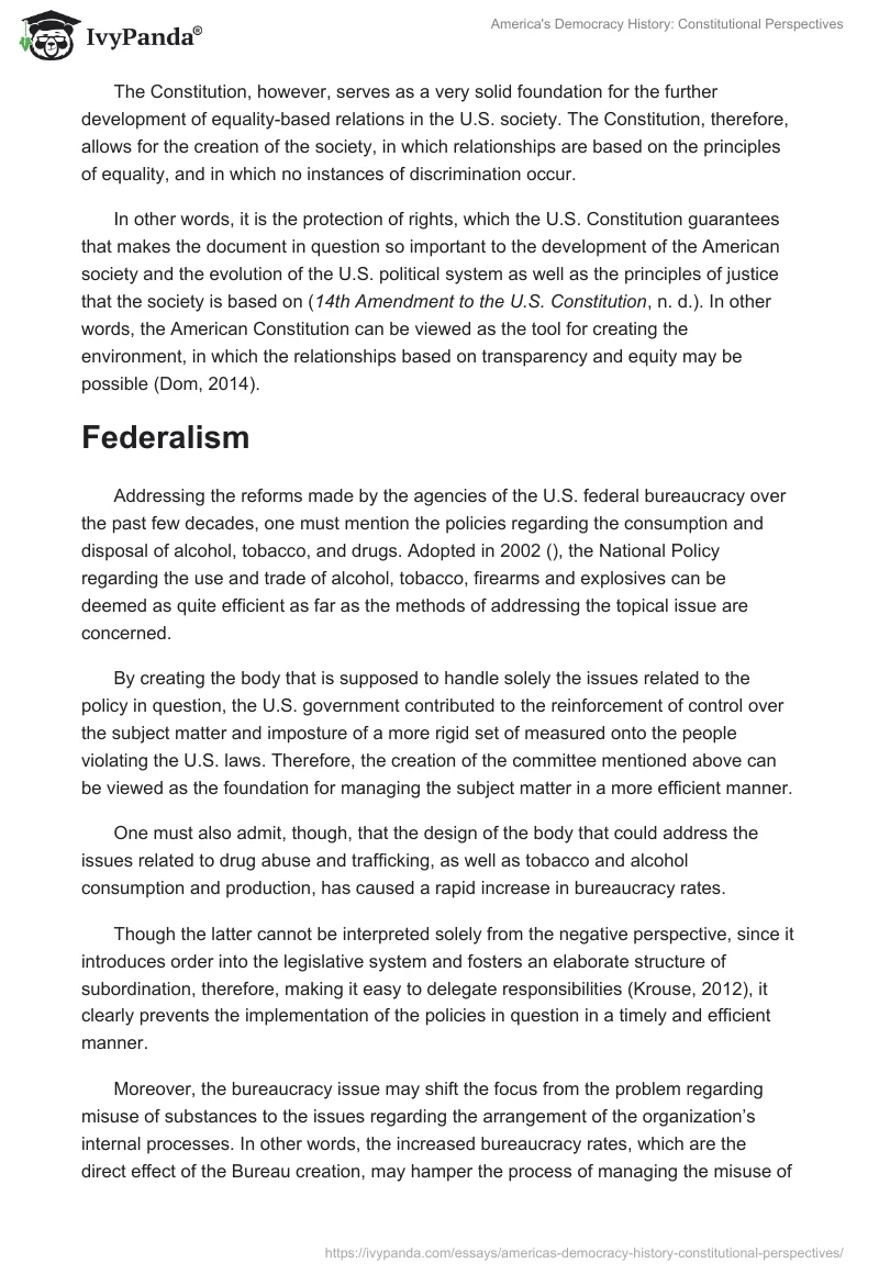 America's Democracy History: Constitutional Perspectives. Page 2