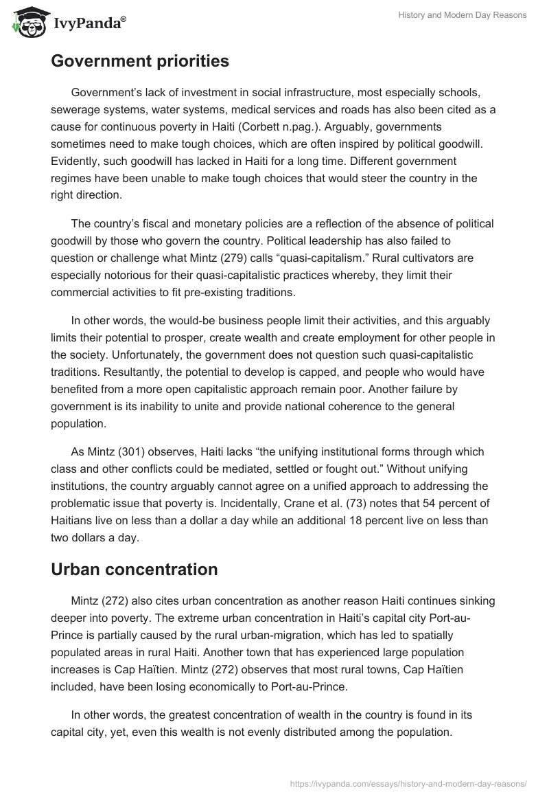 History and Modern Day Reasons. Page 4
