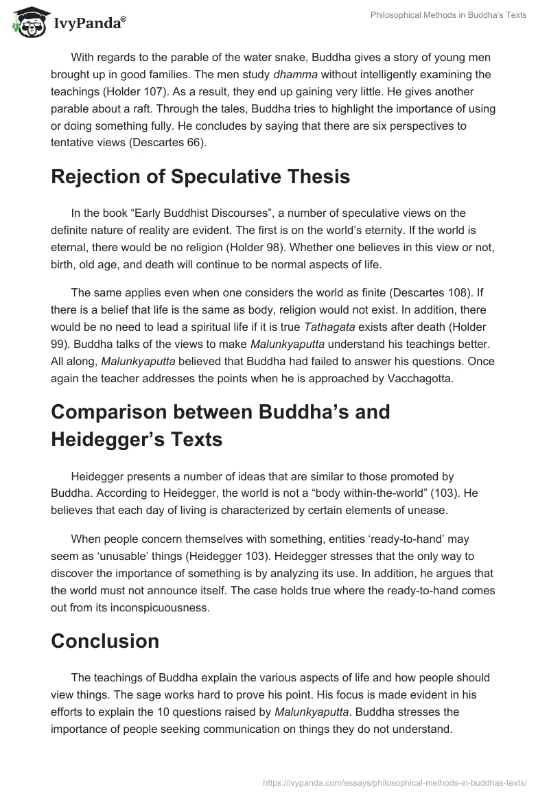 Philosophical Methods in Buddha’s Texts. Page 2