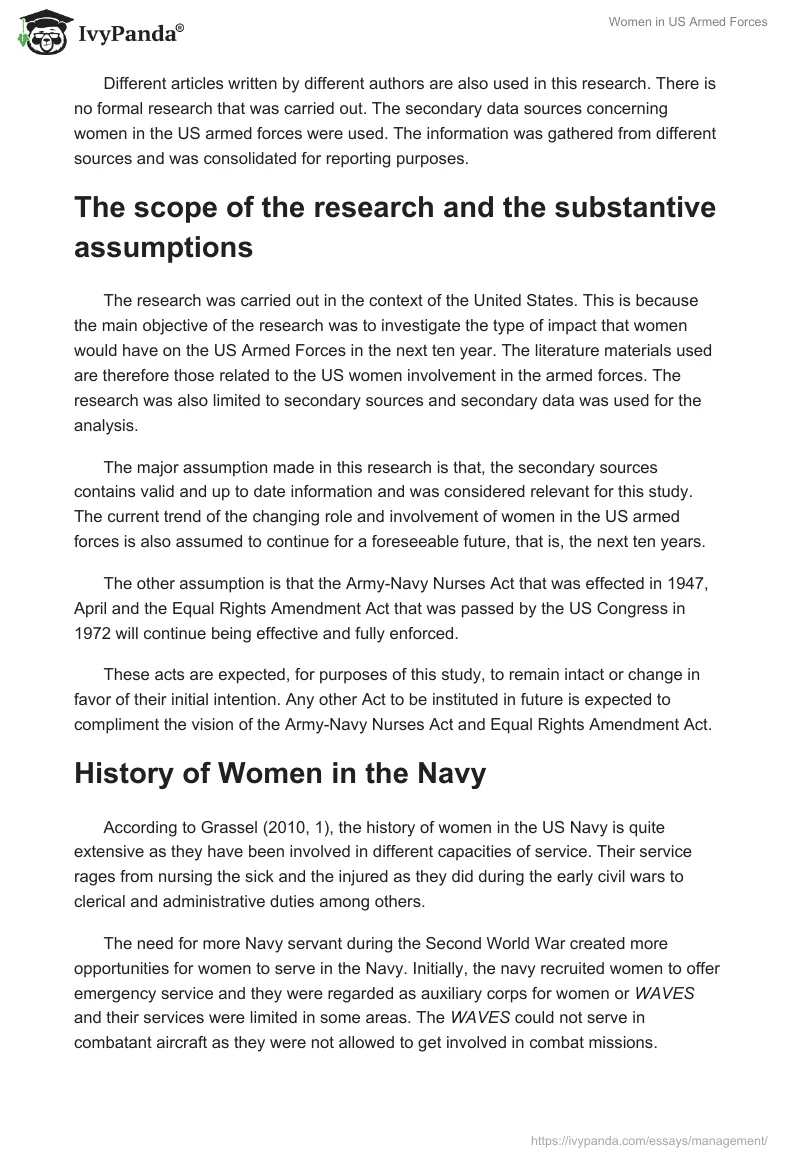 Women in US Armed Forces. Page 3
