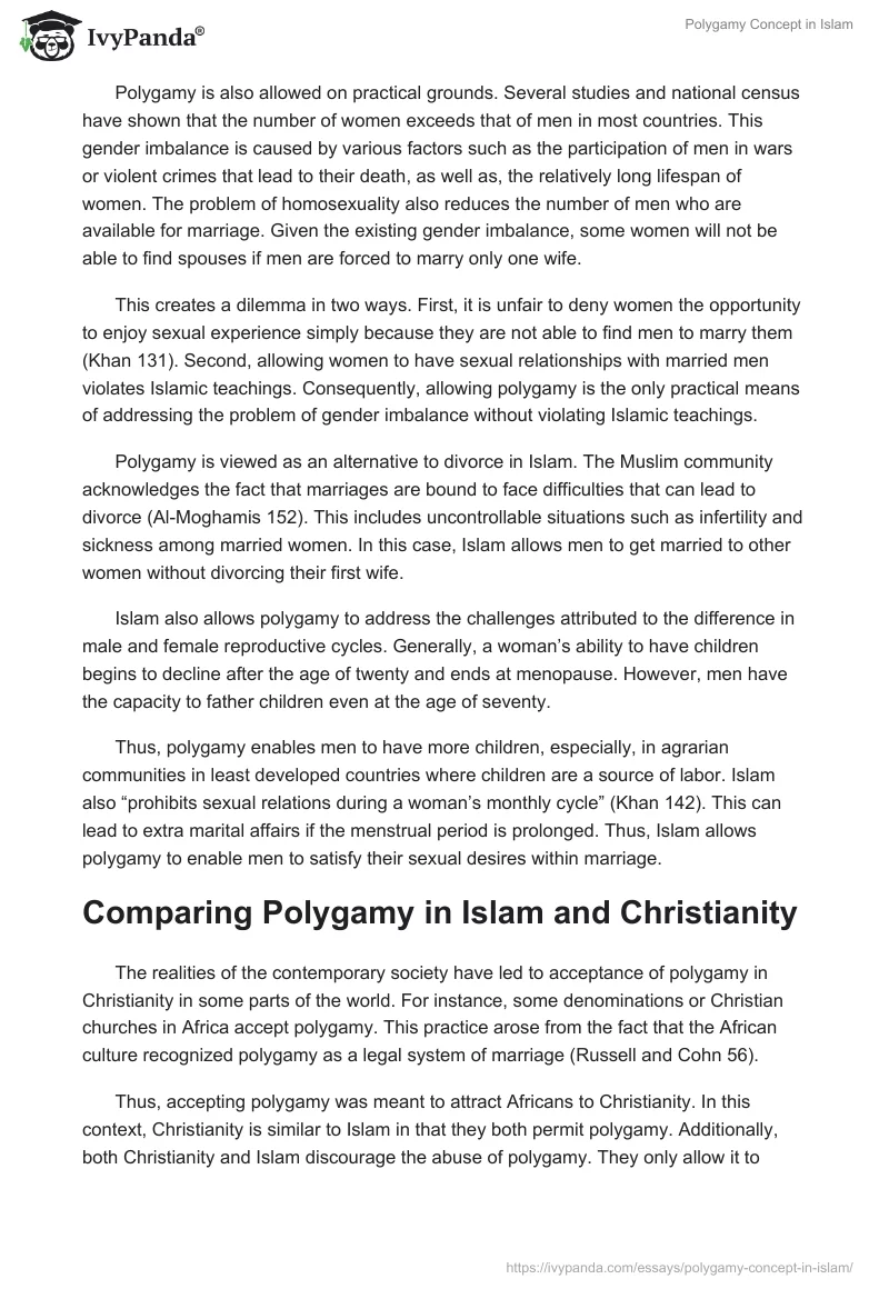 Polygamy Concept in Islam. Page 3