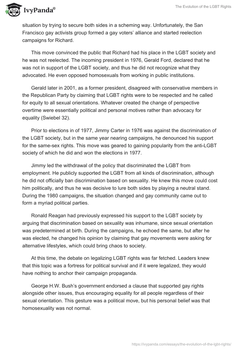 The Evolution of the LGBT Rights. Page 5