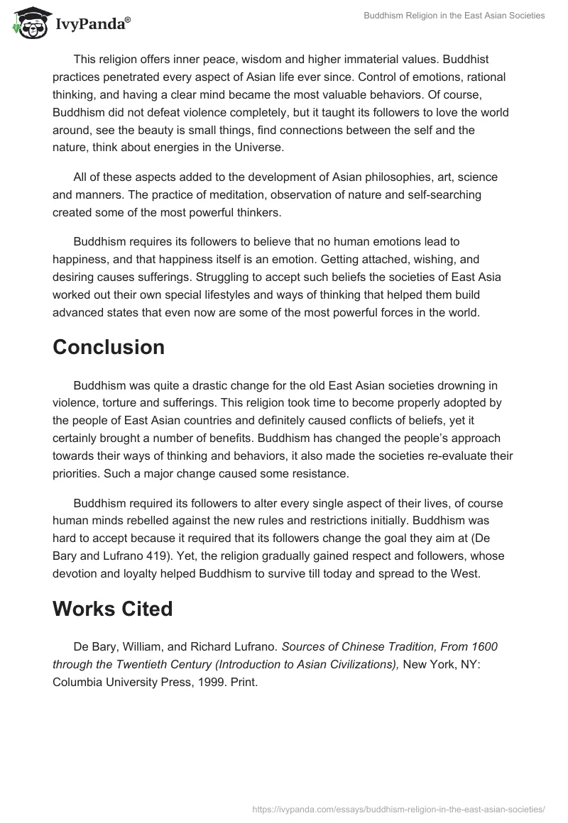 Buddhism Religion in the East Asian Societies. Page 4