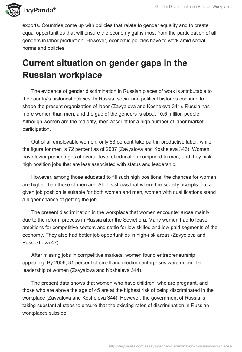 Gender Discrimination in Russian Workplaces. Page 4