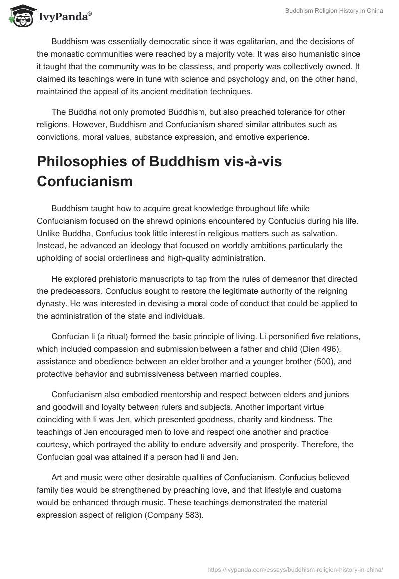 Buddhism Religion History in China. Page 4