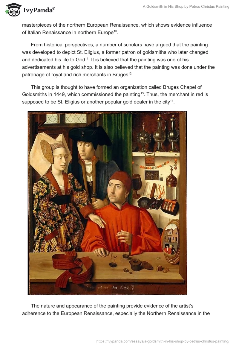 A Goldsmith in His Shop by Petrus Christus Painting. Page 2