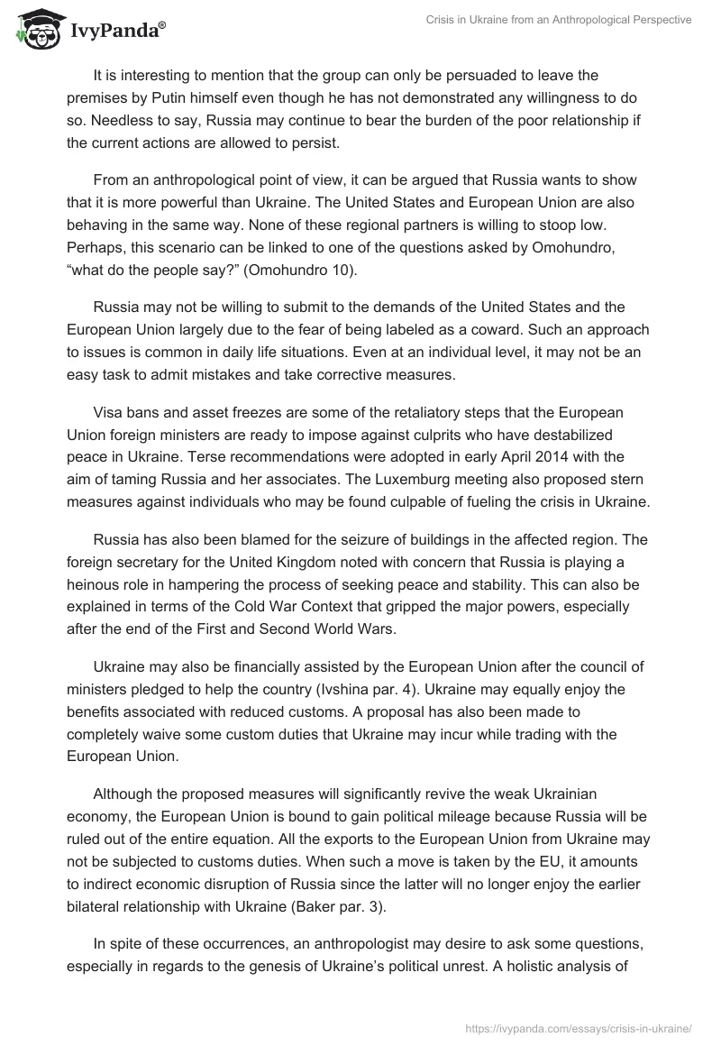 Crisis in Ukraine from an Anthropological Perspective. Page 2