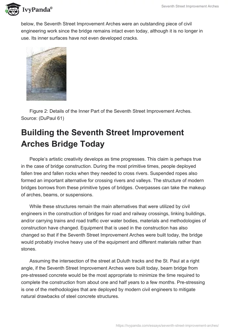 Seventh Street Improvement Arches. Page 5