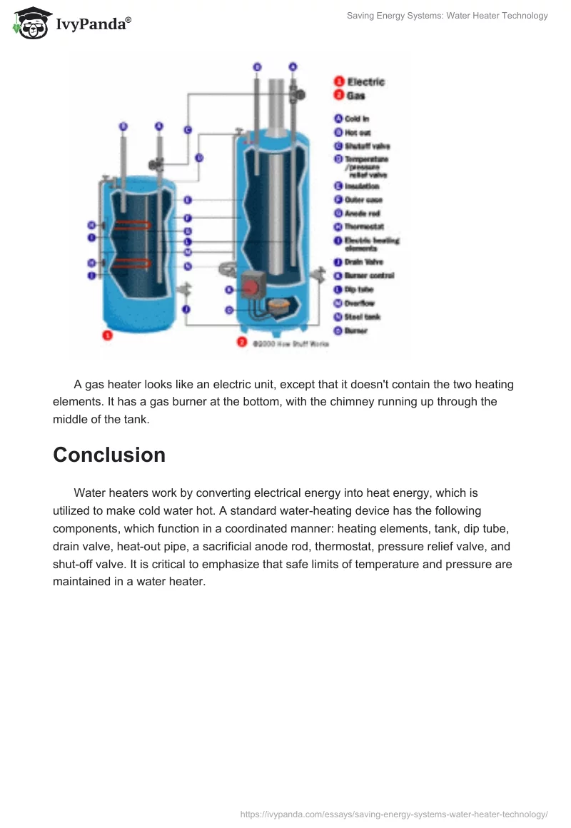 Saving Energy Systems: Water Heater Technology. Page 3