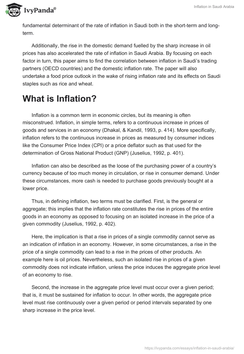 Inflation in Saudi Arabia. Page 2