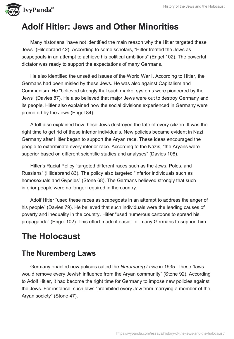 History of the Jews and the Holocaust. Page 3