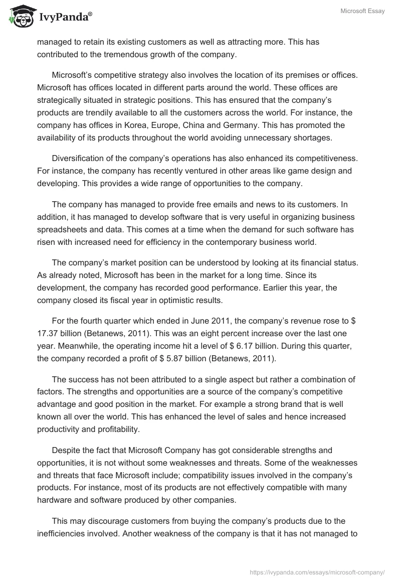 Microsoft Essay. Page 4