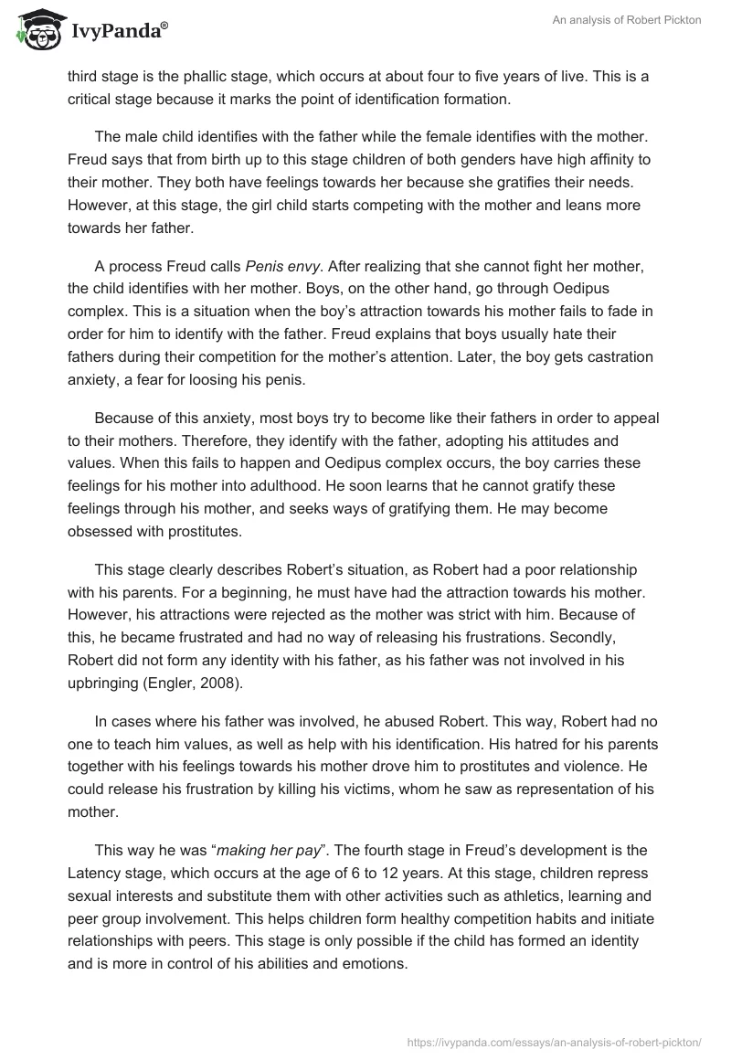 An analysis of Robert Pickton. Page 4