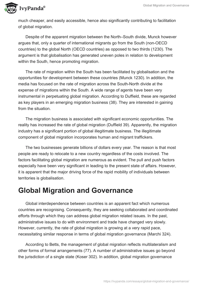 Global Migration and Governance. Page 5