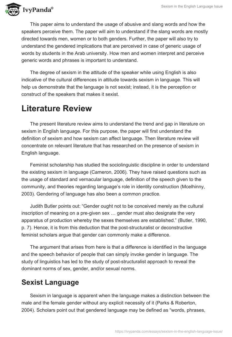 Sexism in the English Language Issue. Page 2