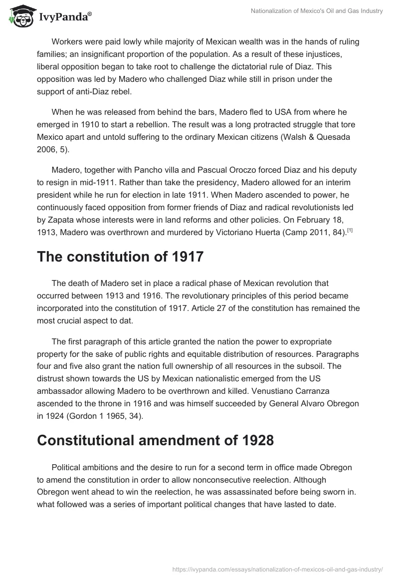 Nationalization of Mexico's Oil and Gas Industry. Page 2