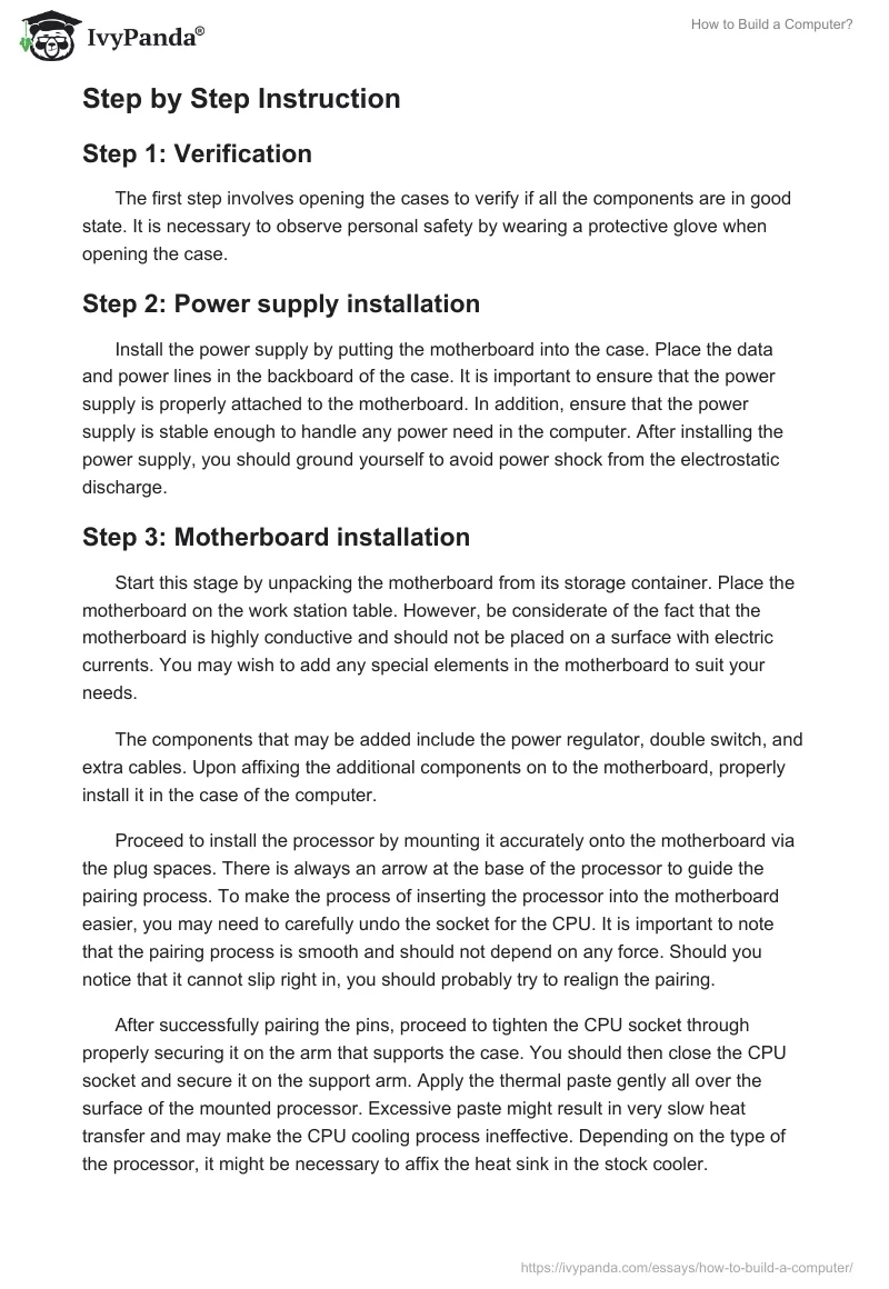 How to Build a Computer?. Page 2