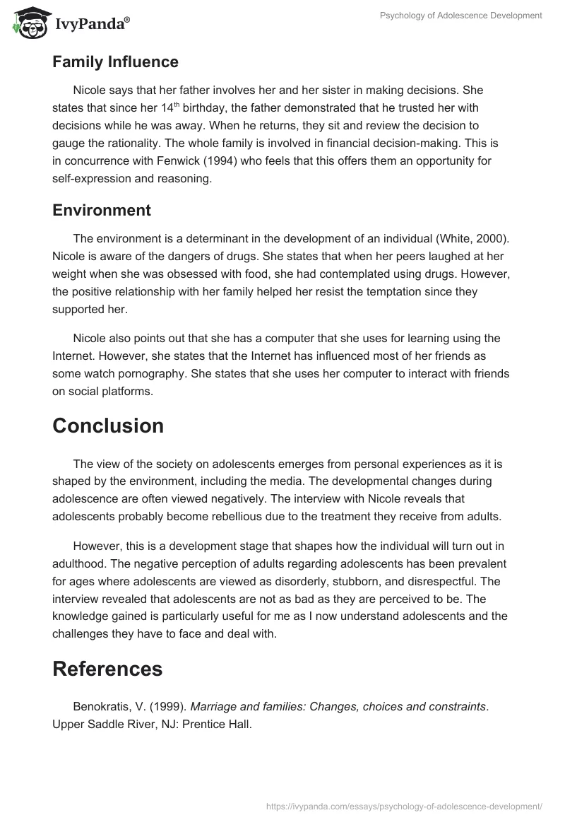 Psychology of Adolescence Development. Page 5