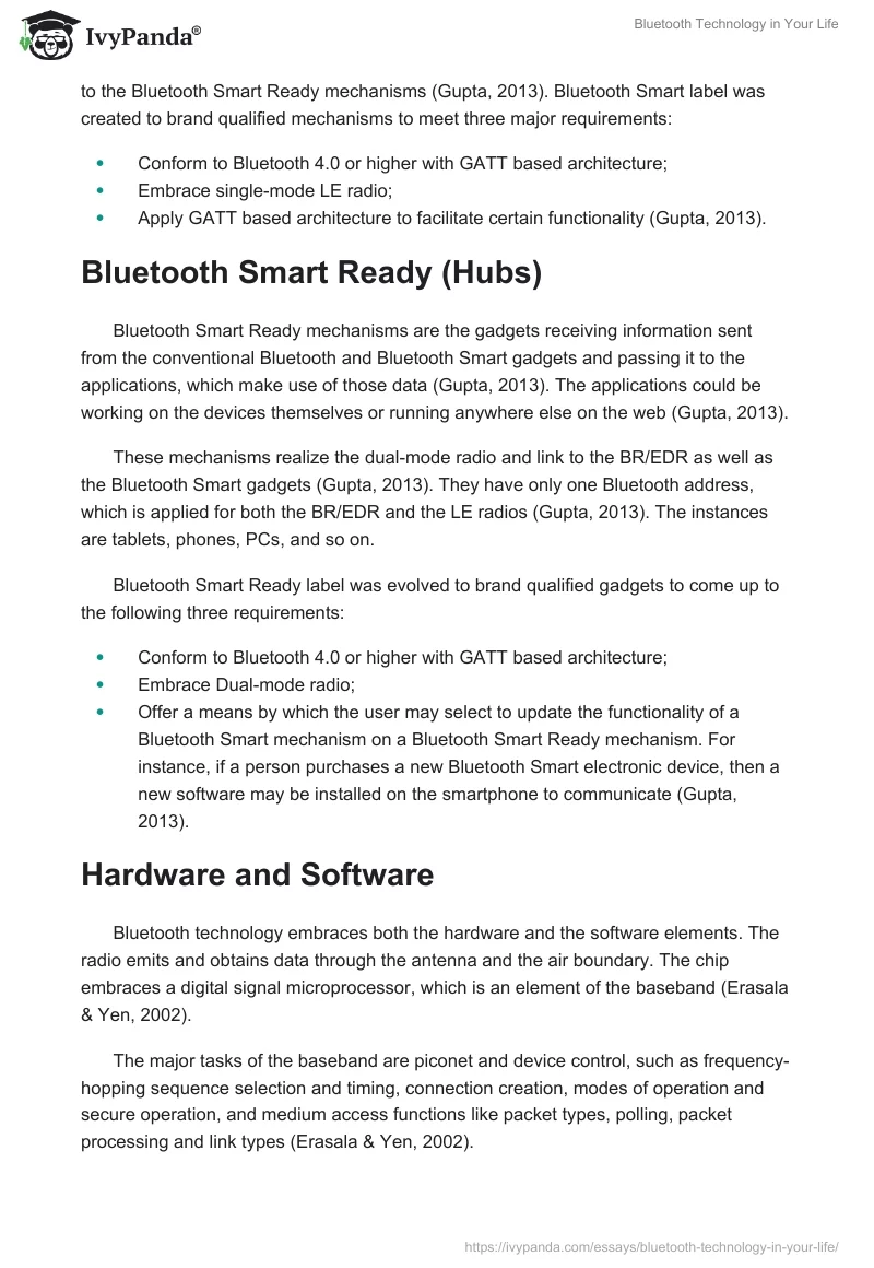 Bluetooth Technology in Your Life. Page 3